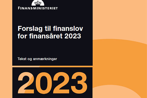 Forslag til finanslov 2023 er nu fremlagt og koblingsprocenten foreslåes fastholdt