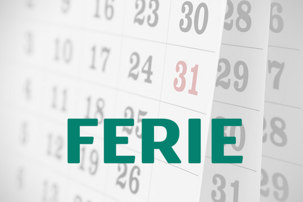 Nu er det tid til at varsle de særlige feriedage